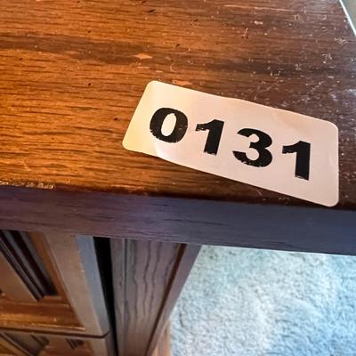 Solid Wood Nightstand 2 Drawers