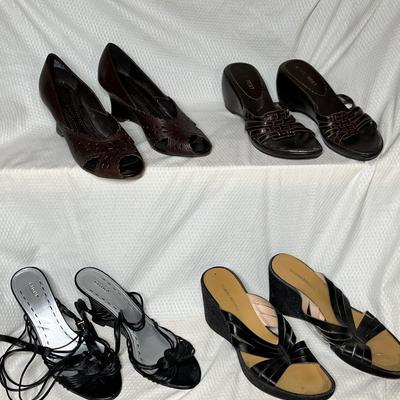 Lot 145 4 pairs dressy sandals
