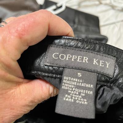 Lot 152 6 leather pants (possibly pleather)