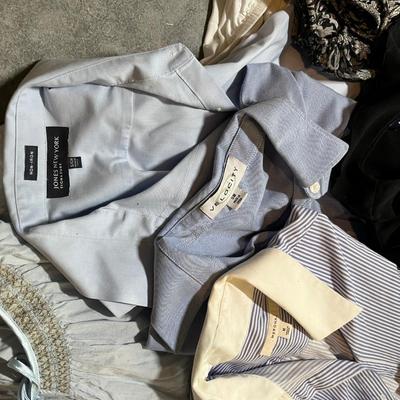 Lot 155 huge lot of collared cotton button up shirts