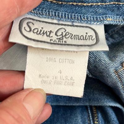 Lot 159 4 pairs of denim - blue, white and yellow