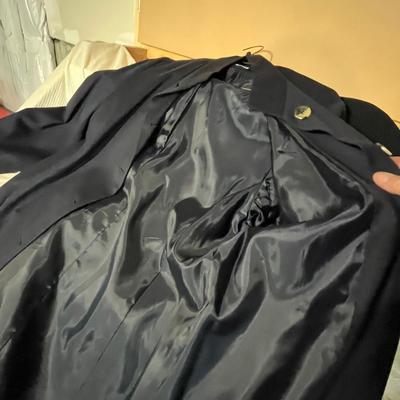 Lot 160 3 coats - 2 trench coats and 1 velour jacket (3/4 lnegth)