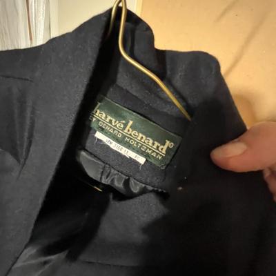 Lot 160 3 coats - 2 trench coats and 1 velour jacket (3/4 lnegth)