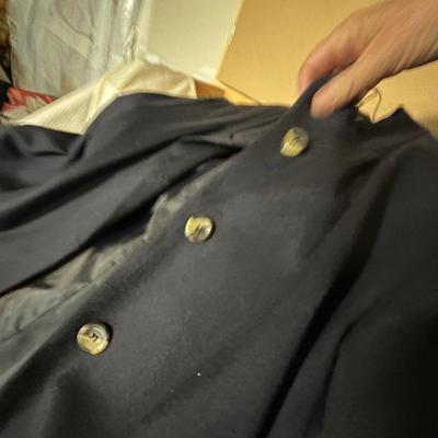 Lot 160 3 coats - 2 trench coats and 1 velour jacket (3/4 lnegth)