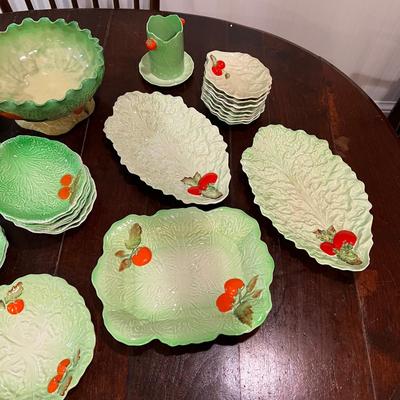 K1553 Vintage Carlton Ware Tomato & Cherry Dishes