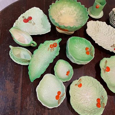 K1553 Vintage Carlton Ware Tomato & Cherry Dishes