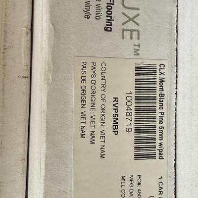 Five Boxes of CoreLuxe Vinyl Plank Flooring