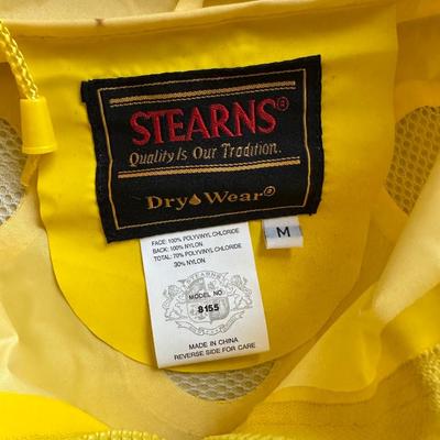 Stearns rain jacket and pants