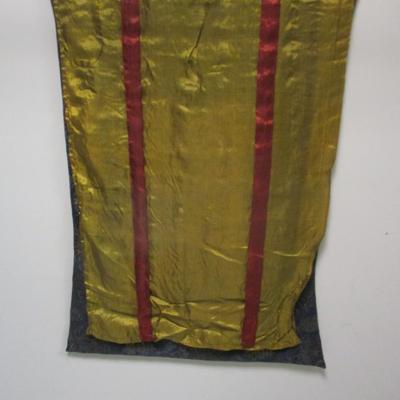 Tibetan Thangka Painting With Premium Silk Brocade
