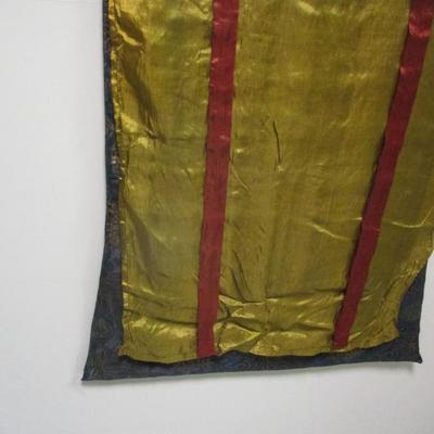 Tibetan Thangka Painting With Premium Silk Brocade