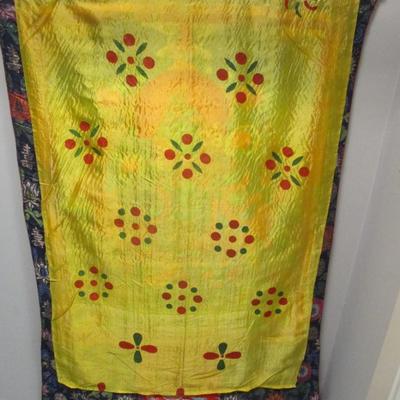 Tibetan Thangka Painting With Premium Silk Brocade