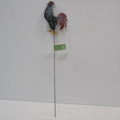 20 - Garden Rooster Yard Stakes Art Decor Choice B