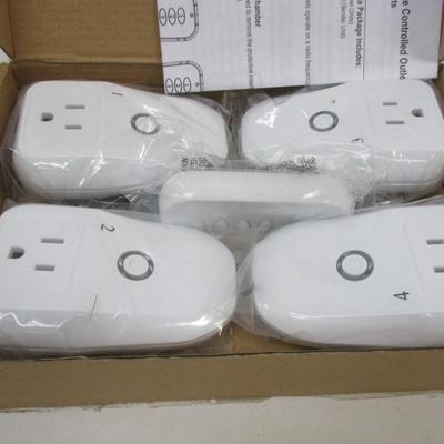 Set Of 4 Blackstone Indoor Remote Controlled Outlets
