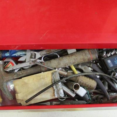 Rolling Tool Box With Tools