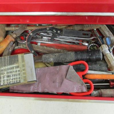 Rolling Tool Box With Tools