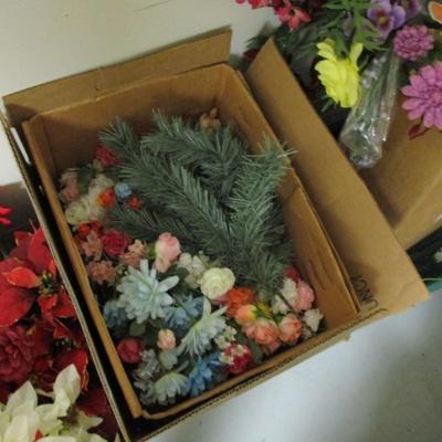 Assortment Of Faux Flowers Choice 1