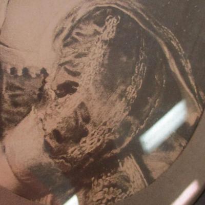 Framed Antique Baby Portrait