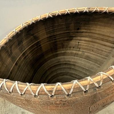 Indonesian Tribal Terracotta Ceremonial Drum (see description)