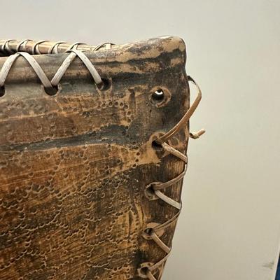 Indonesian Tribal Terracotta Ceremonial Drum (see description)
