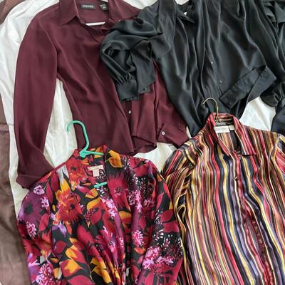 Lot 167 8 button up blouses