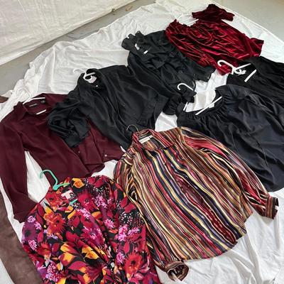 Lot 167 8 button up blouses