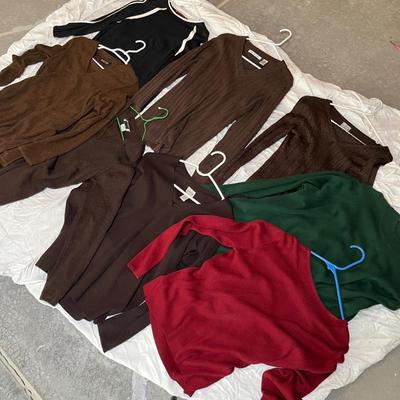 Lot 169 8 Brown & other tops
