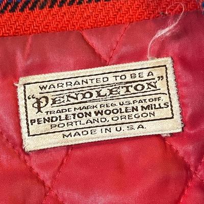 Lot 184 Vintage Pendleton ladies jacket