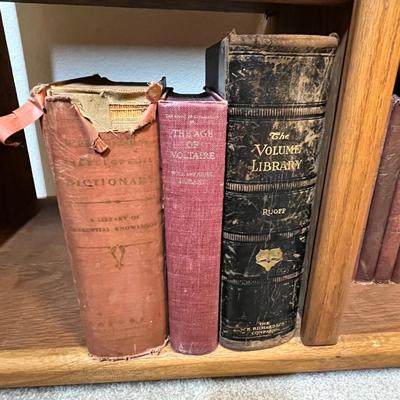 Lot 191 Antique Books & dictionary