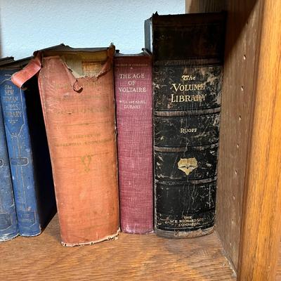 Lot 191 Antique Books & dictionary