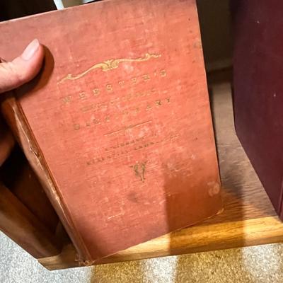 Lot 191 Antique Books & dictionary