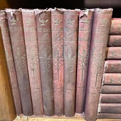 Lot 192 Antique Book Of Knowledge Set