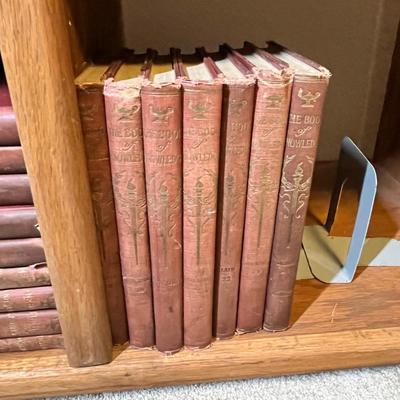 Lot 192 Antique Book Of Knowledge Set