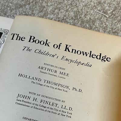 Lot 192 Antique Book Of Knowledge Set