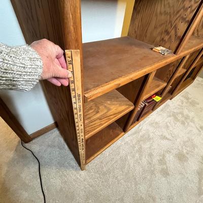 Lot 193 Large book shelf