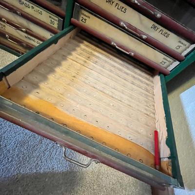 Lot 196 Antique spool chest w/ extra drawers