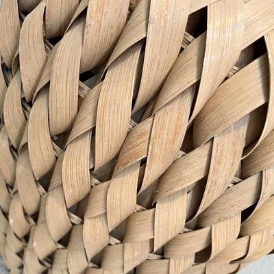 Lot 262 Large basketweave vase