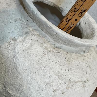 Lot 263 80s Cement style Flower Pots