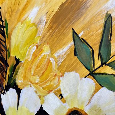 Lot 278 Bright 70s Oil Painting
