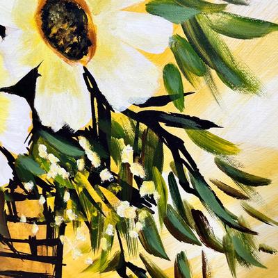 Lot 278 Bright 70s Oil Painting