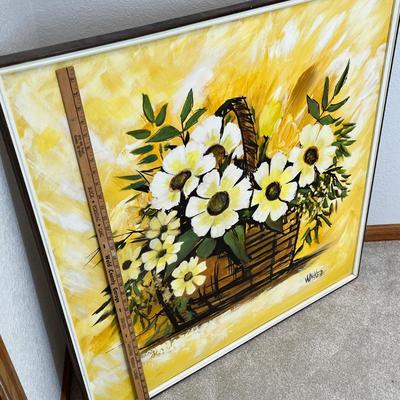 Lot 278 Bright 70s Oil Painting