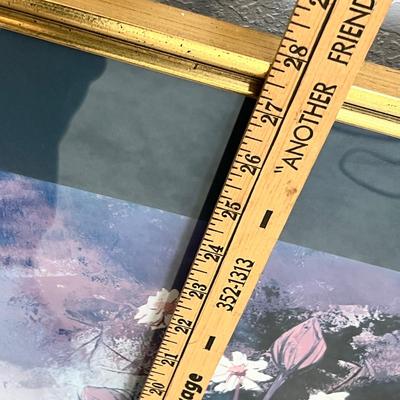 Lot 279 Still life print & saying picture