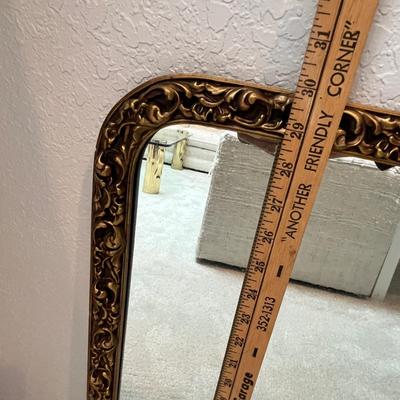 Lot 280 Antique Round edge Mirror