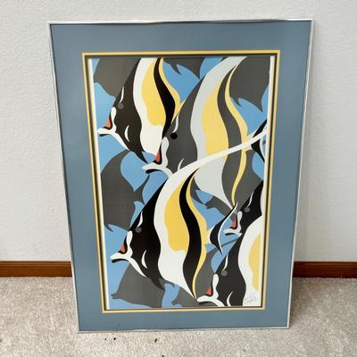 Lot 281 Angel fish print
