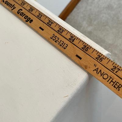 Lot 284 Small white wood book shelf