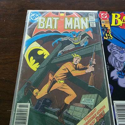 Lot of 3 batman comics