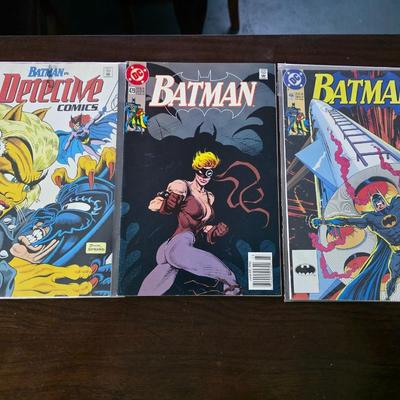 Lot of 3 Batman comics