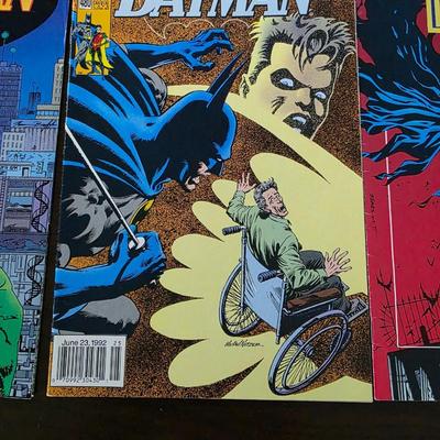 Lot of 3 Batman comics