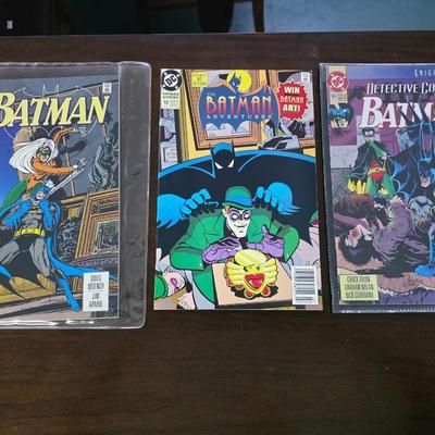 Lot of 3 Batman comics
