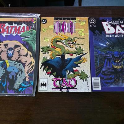 Lot of 3 Batman comics