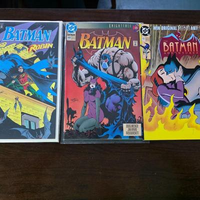 Lot of 3 Batman comics